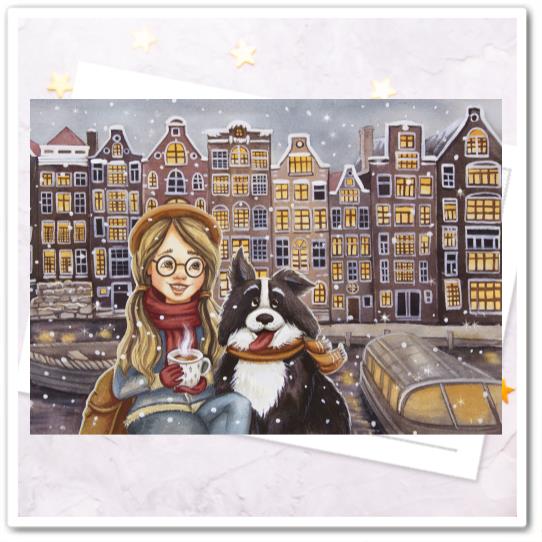 Амстердам. Первый снег