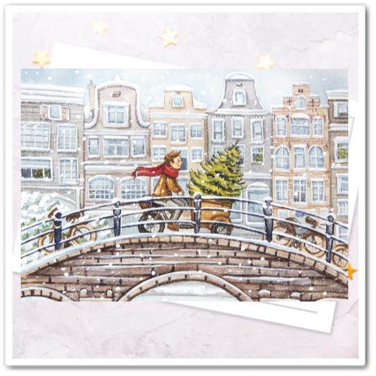 В Амстердаме снежно