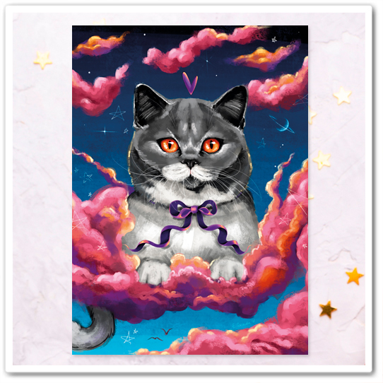 Кот в облаках