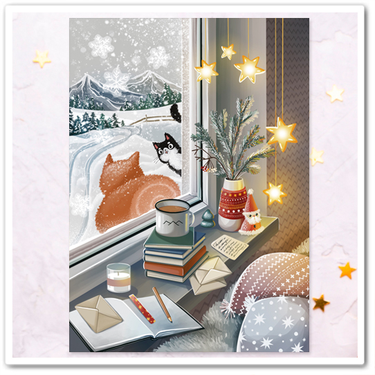 Уютный подоконник