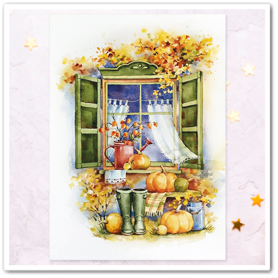 Осень на окне