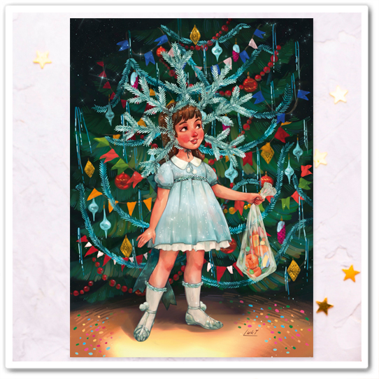 На Ёлке. Снежинка