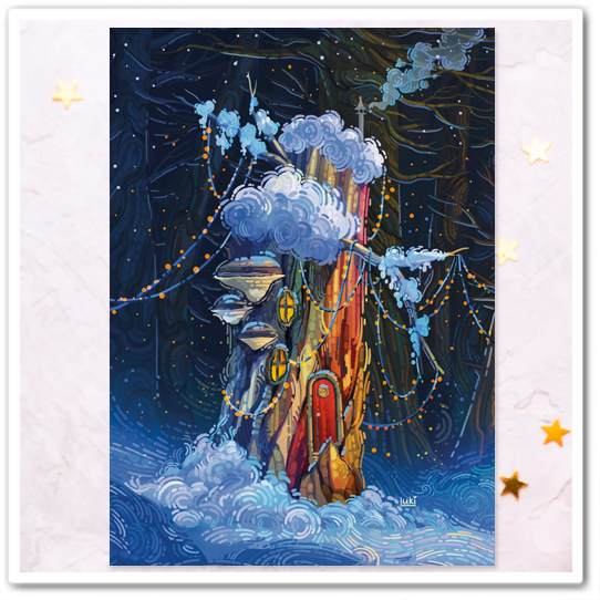 Зимний пень