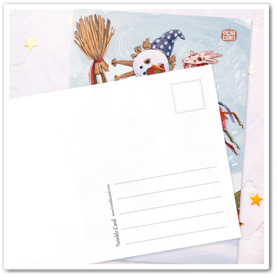 Снеговик и ряженые