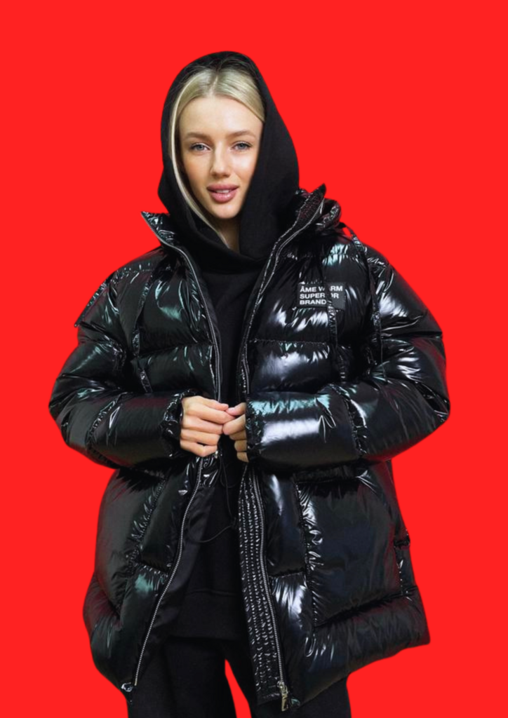 Куртка на пуху Glossy Black