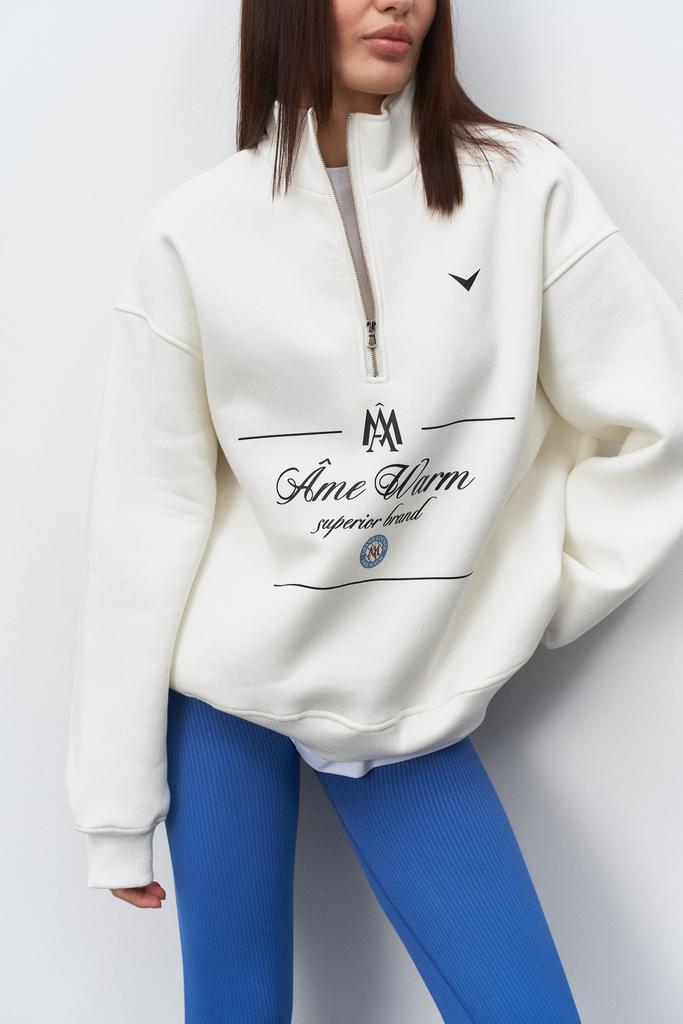 Свитшот на молнии Grand Lounge/white