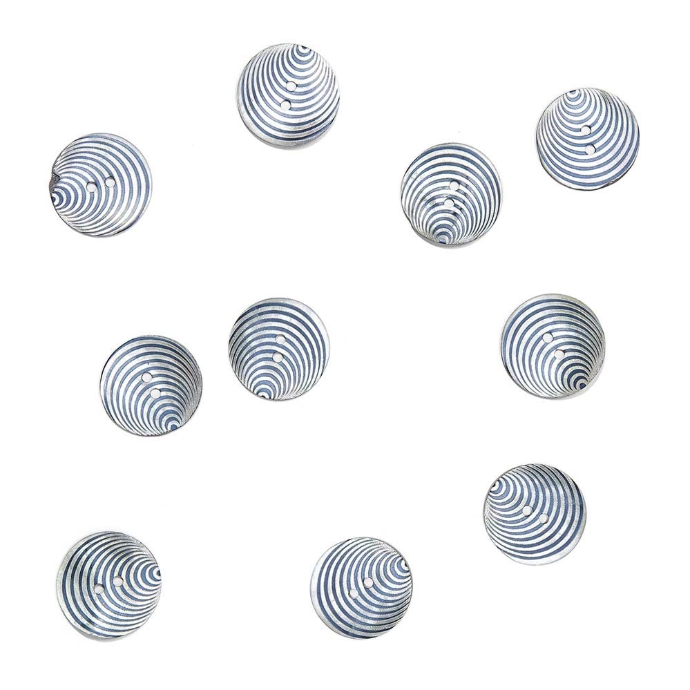 Пуговицы из перламутра, арт. ПП034, круглые, 23 мм, лицо | Wool Story