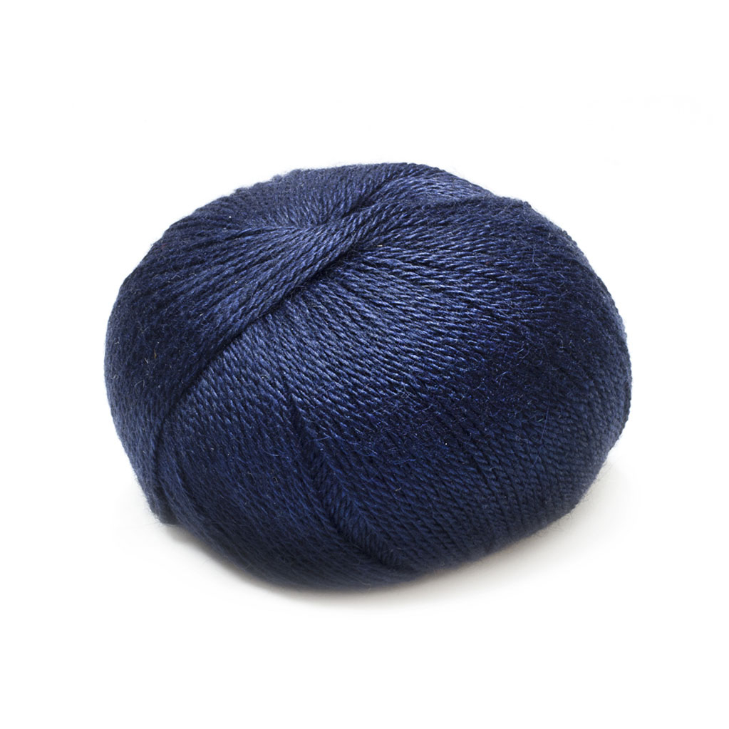Пряжа Lanamania Silky цвет S14 Dark Saphire B152 | Wool Story