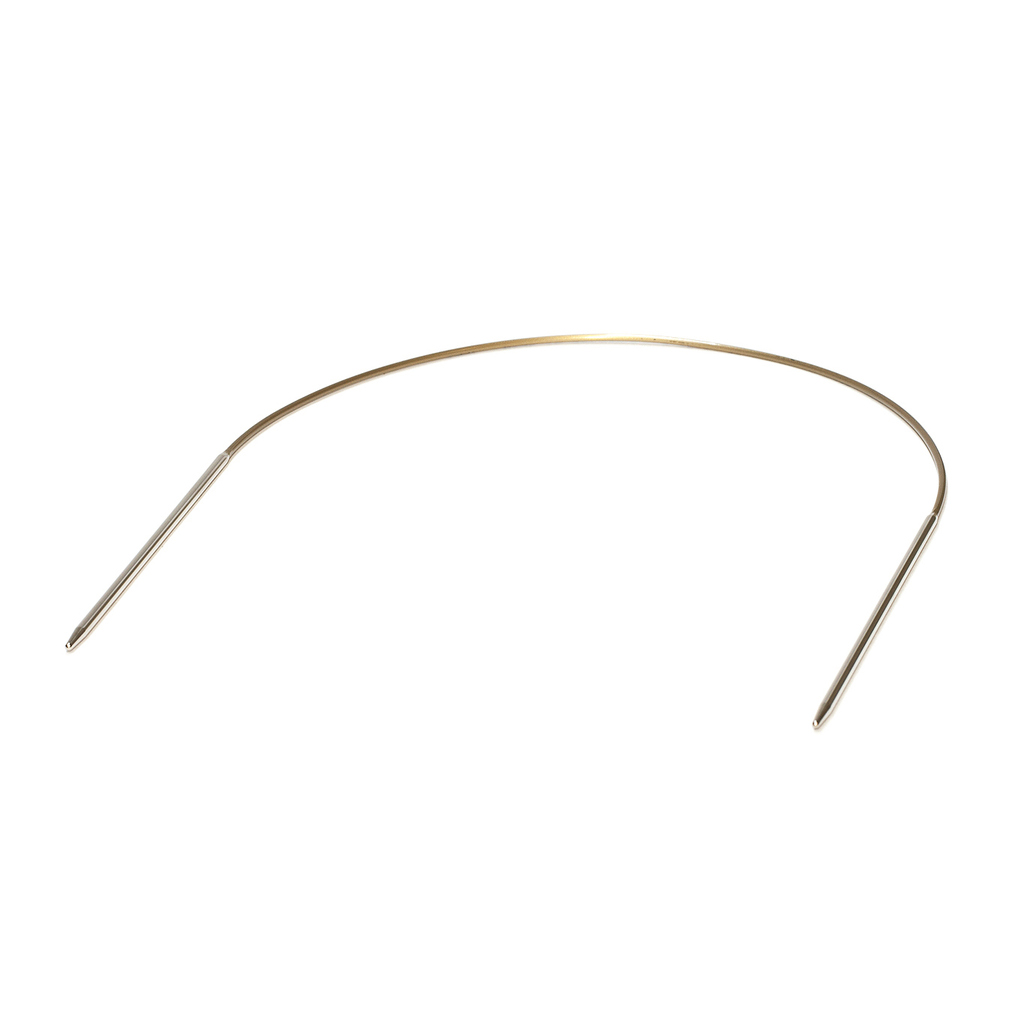 Никелированные спицы Addi 2,25 мм на золотой леске | Wool Story
