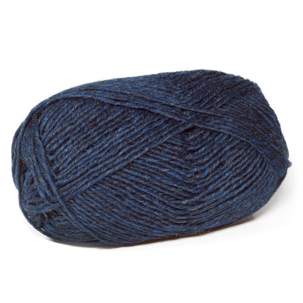 Пряжа Zealana Heron цвет H15 Dark Navy | Wool Story