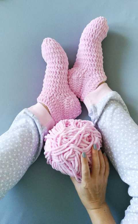 Плюшевые носки