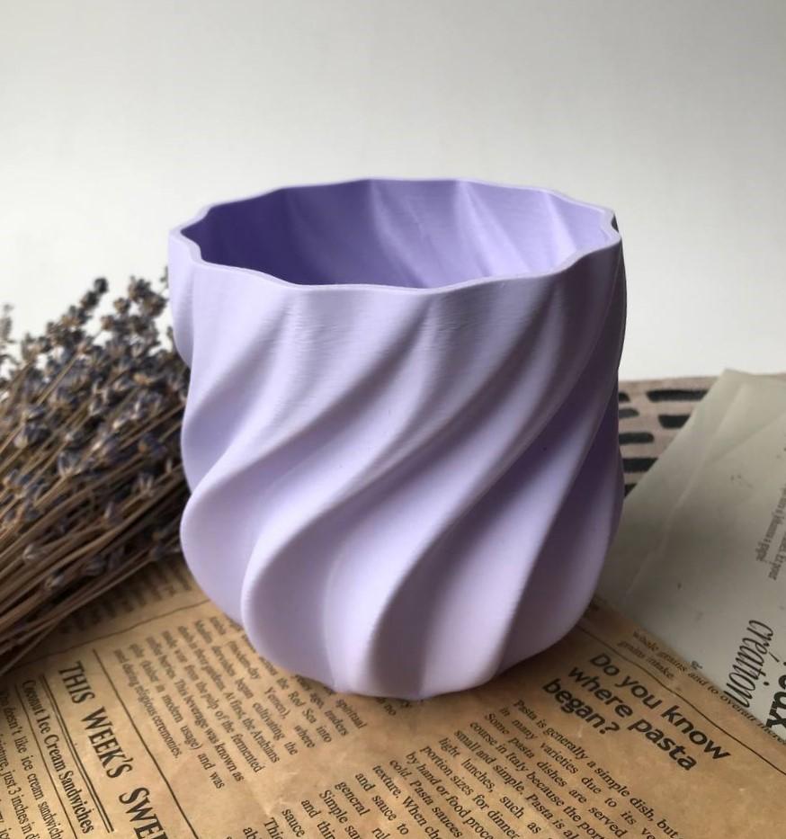 Кашпо "Волна" (лаванда)
