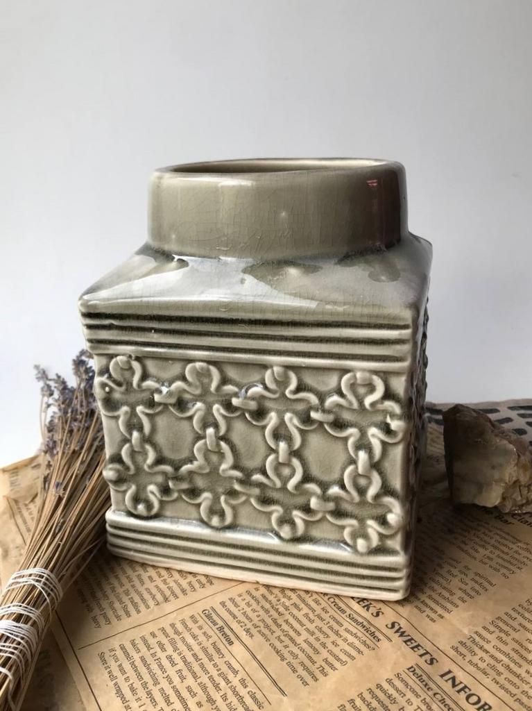 Кашпо - ваза "Византия" (квадратное) б/у