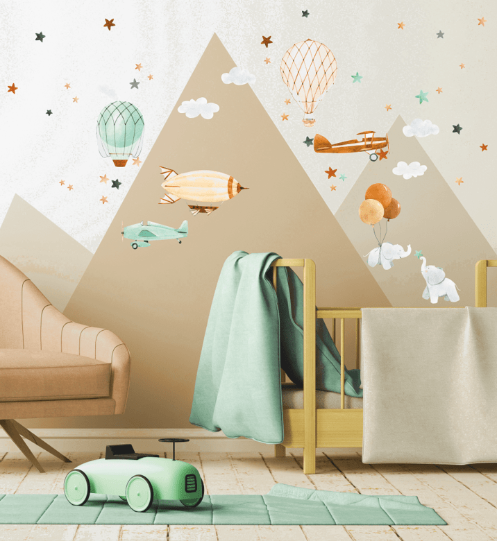 Наклейки на стену "НЕБЕСНЫЙ ПАТРУЛЬ"