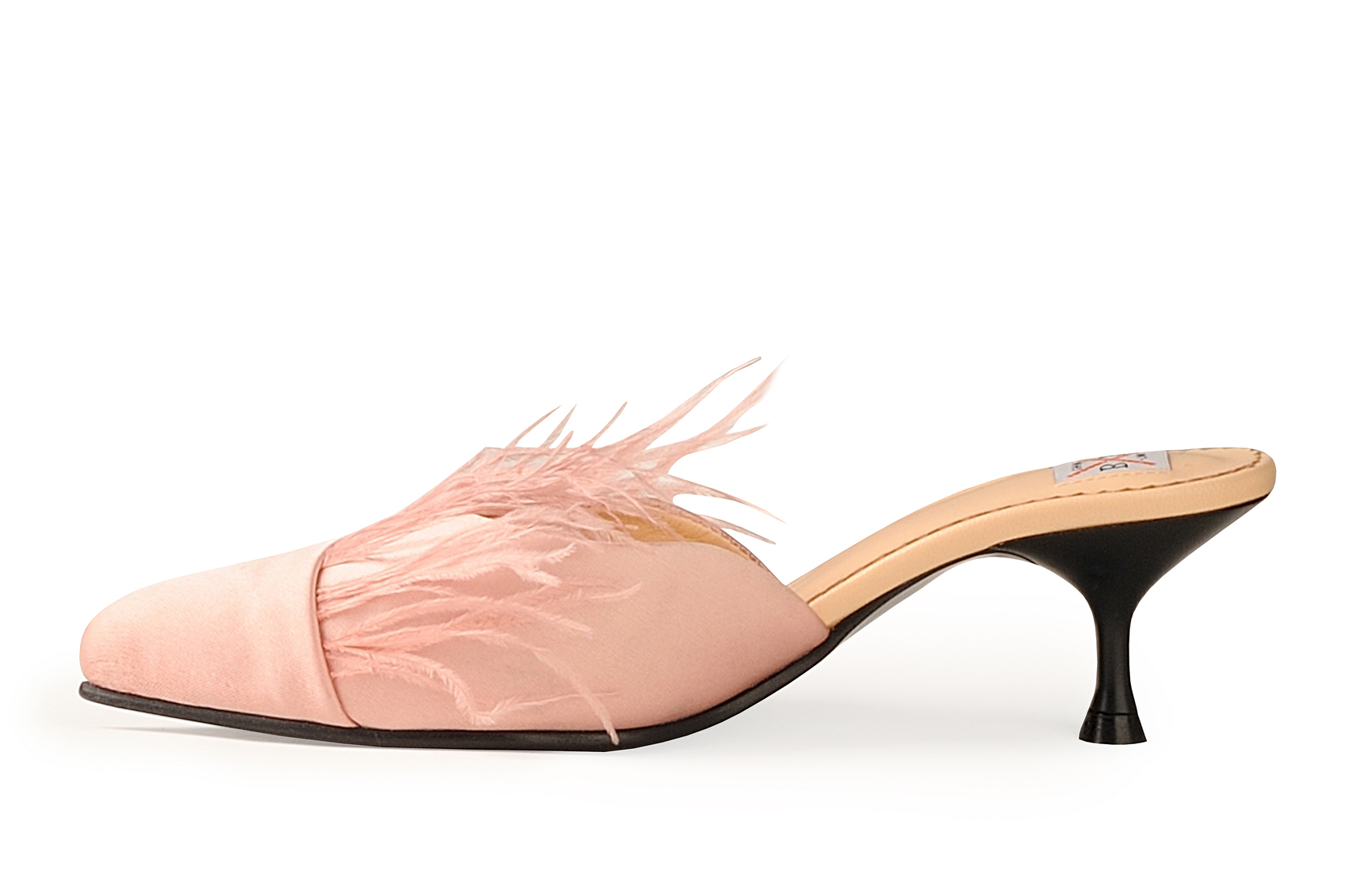 Мюли из шелка розовые "Элла" р.39,41