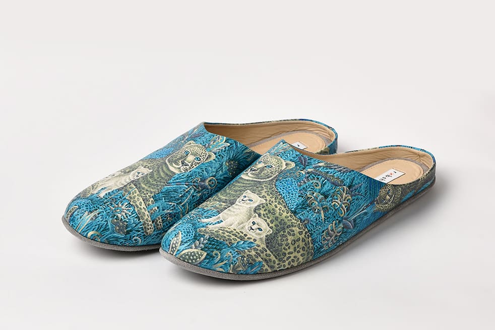 Мужские тапочки из кожи "Саванна"