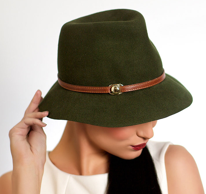 hat, hats, Anna Andrienko, зеленый, оливковый, купить оливковую шляпу, купить шляпу, купить фетровую шляпу, купить шляпу из фетра, купить женскую шляпу, купить шляпу с полями, купить оранжевую шляпу, купить федору, купить шляпу спб, купить шляпу москва, шляпа, фетровая шляпа, шляпа из фетра, зеленая шляпа, Анна Андриенко, федора, шляпа федора, женская шляпа, классическая шляпа, весенняя шляпа