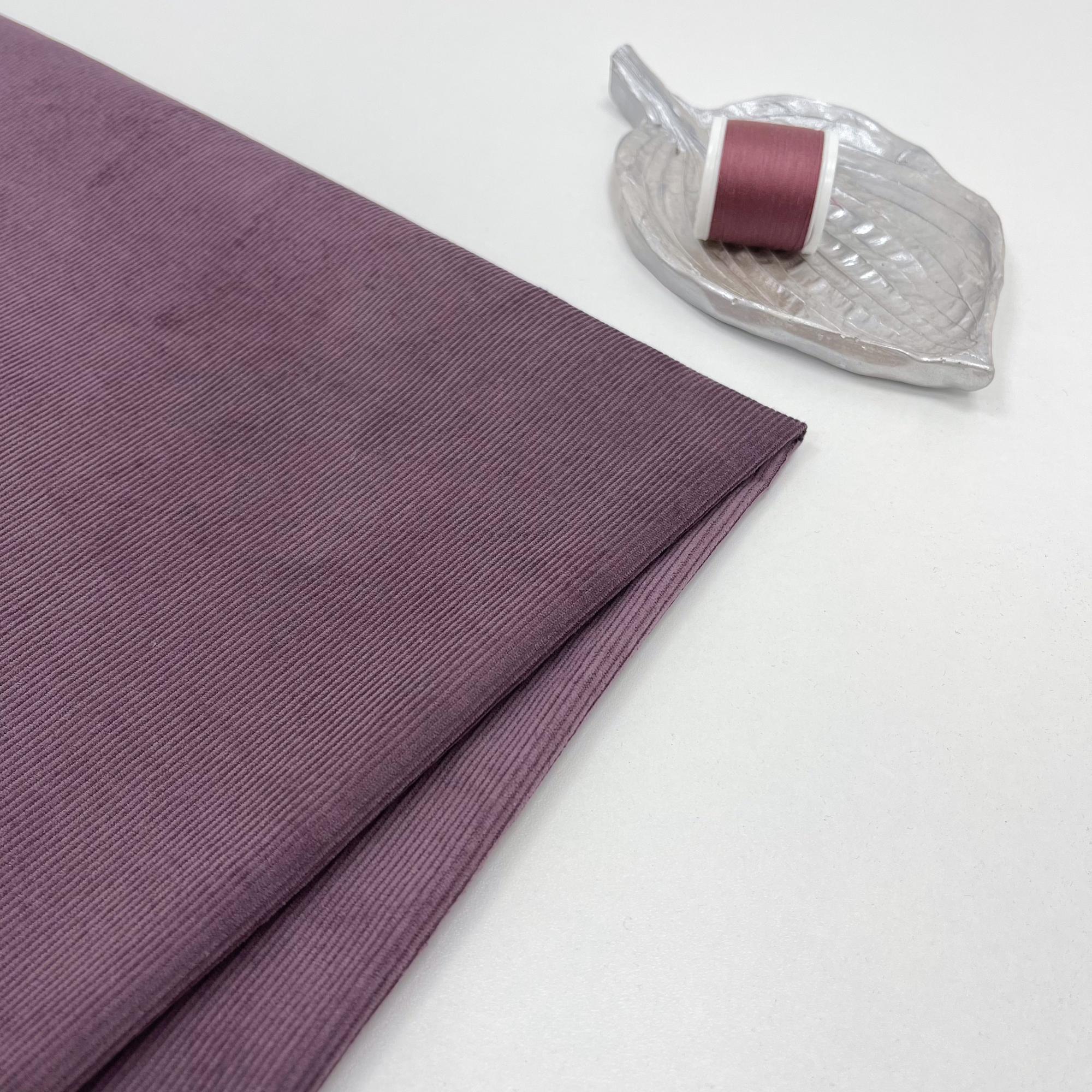 Хлопковый микровельвет. Пыльный аметист