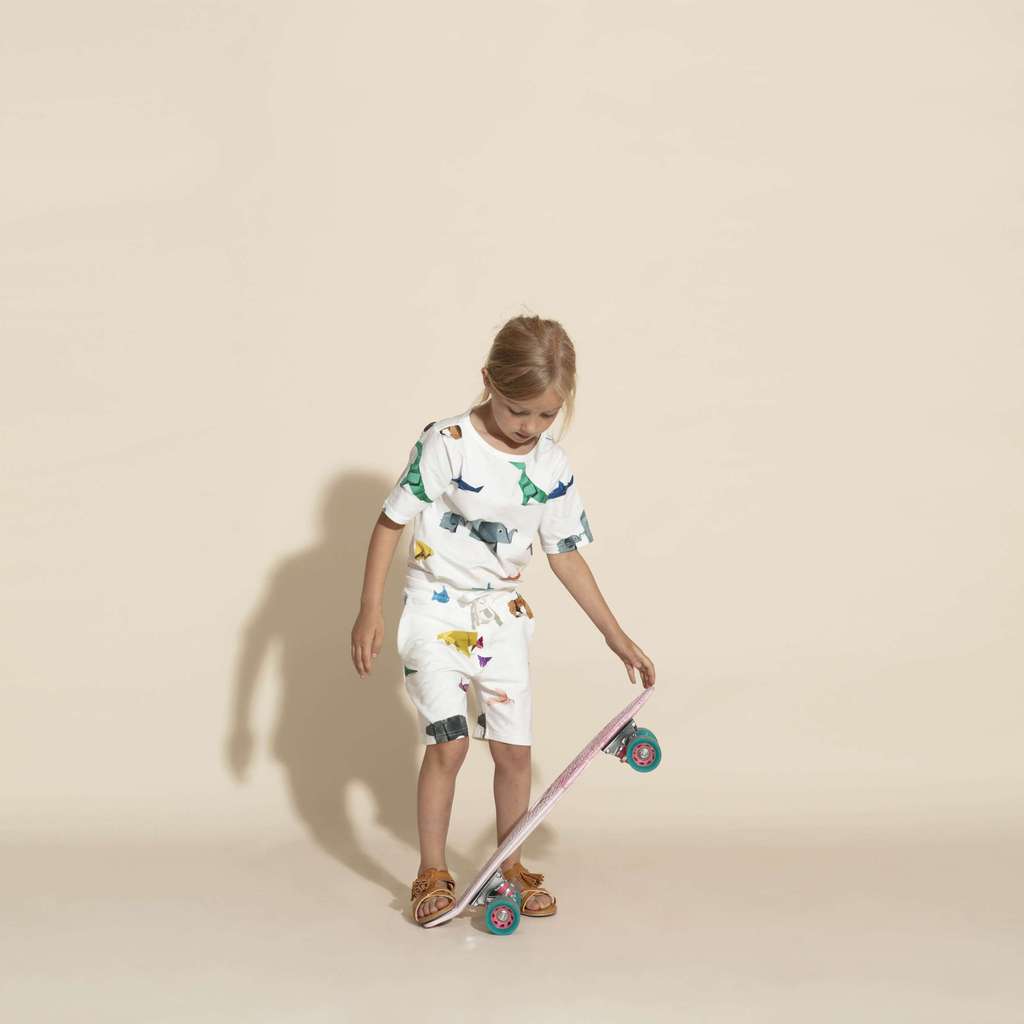 "Бумажный зоопарк" Шорты и футболка Дети.