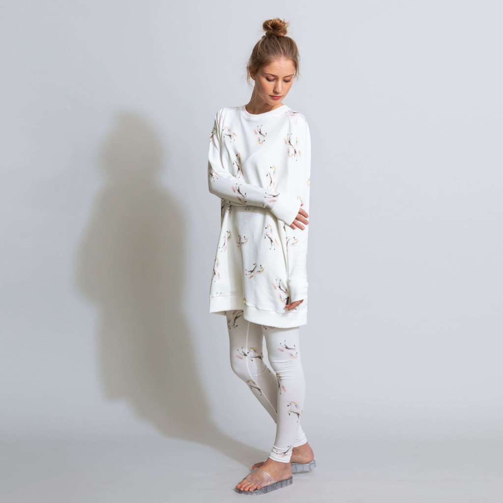 "Единорог" Платье и леггинсы Жен.