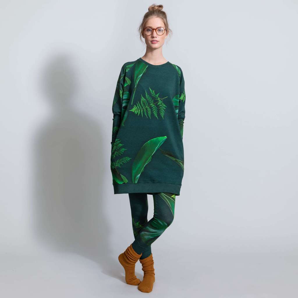 "Тропический лес" Платье и леггинсы Жен.