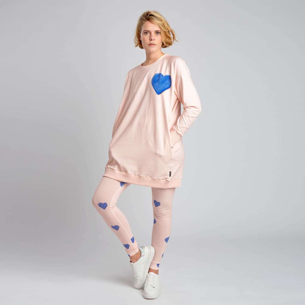 "Сердце" Платье и леггинсы Жен.