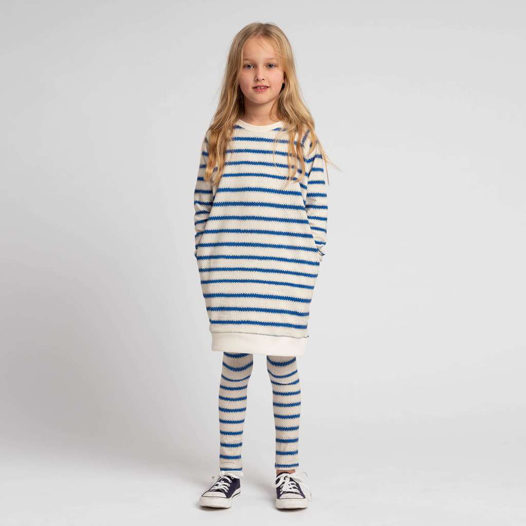 "Бретонская полоска" Платье и леггинсы Дети.