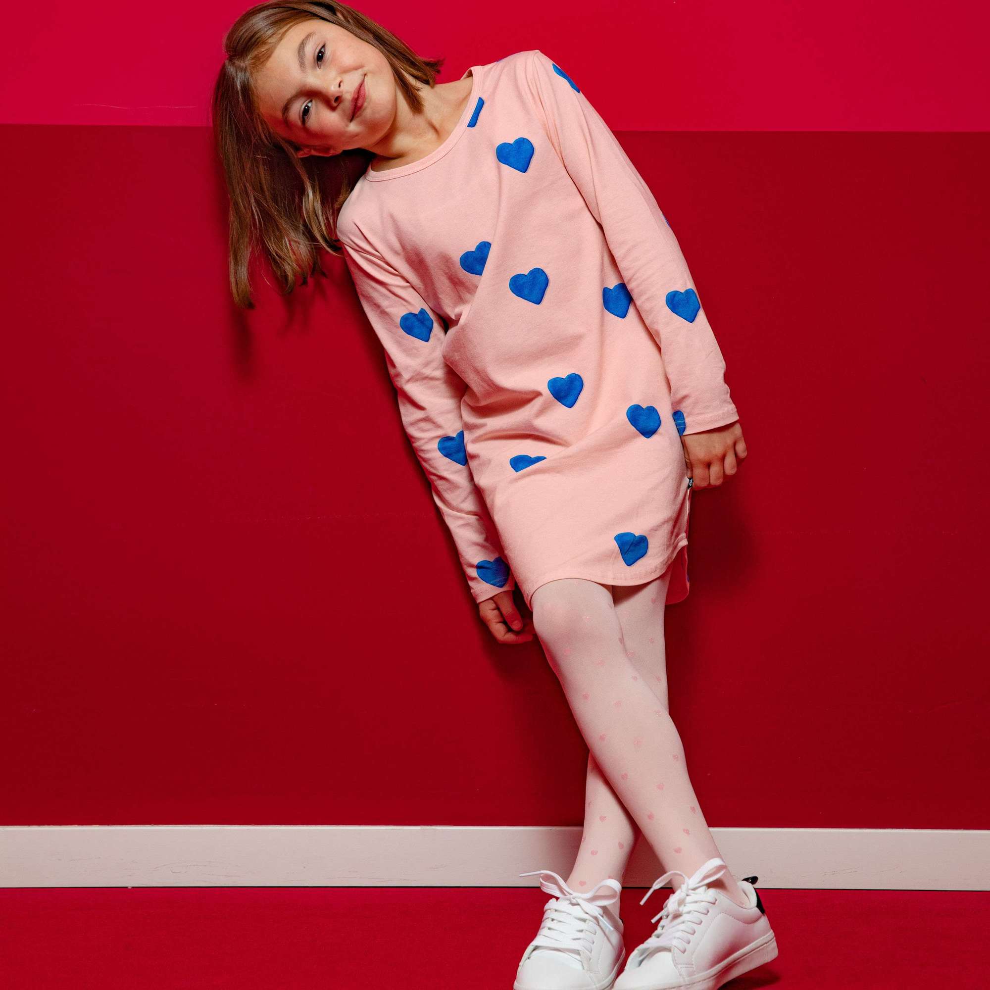 "Сердце" Платье - лонгслив Дети.