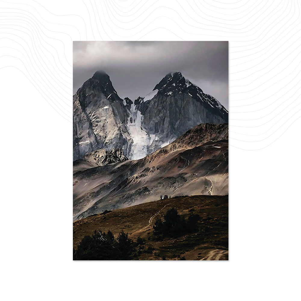 Открытка «Гора Ушба (4710 м)»