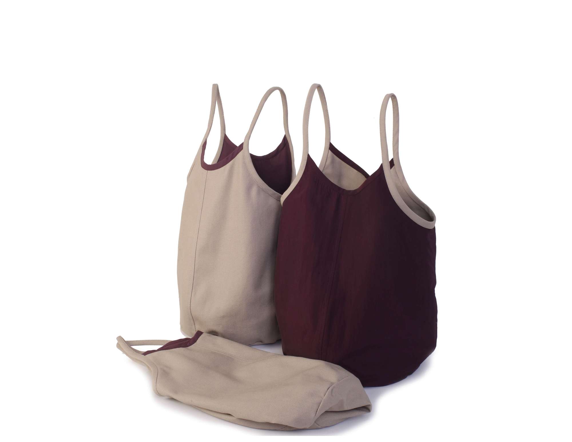 Эко сумка-шопер двухсторонняя