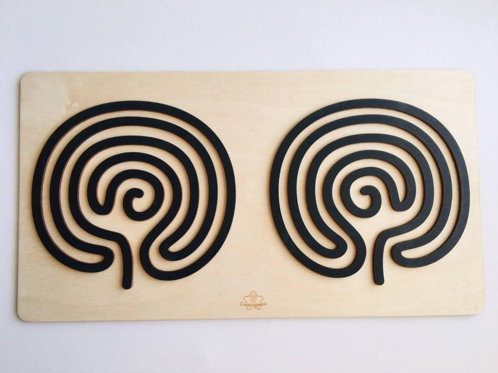 «Мозг» графомоторный трафарет для мела