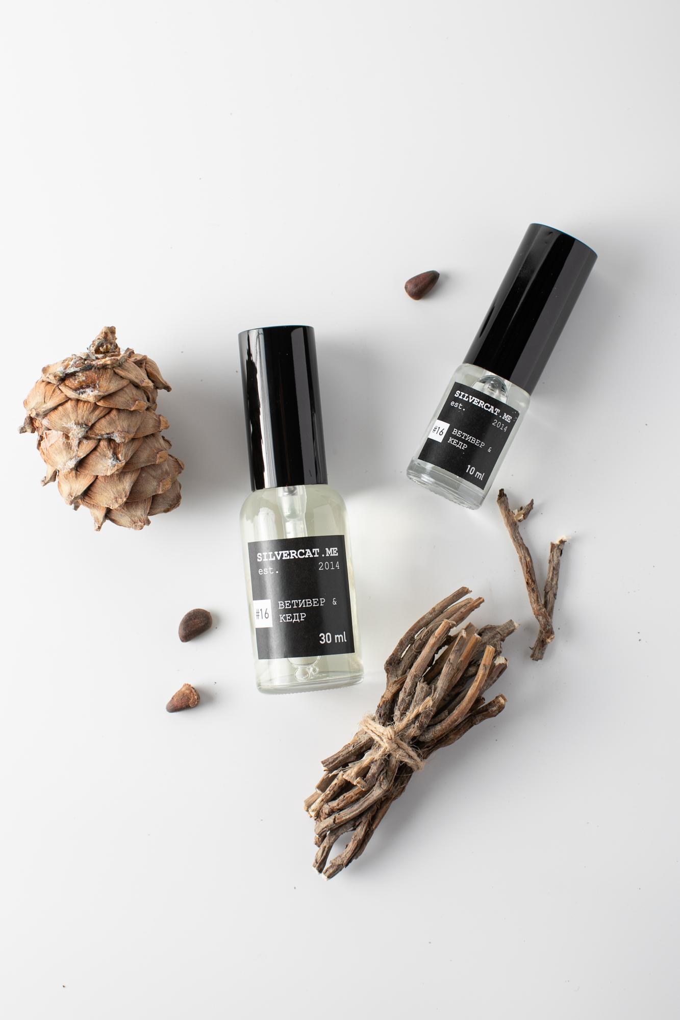 Духи №16 «Ветивер & кедр»