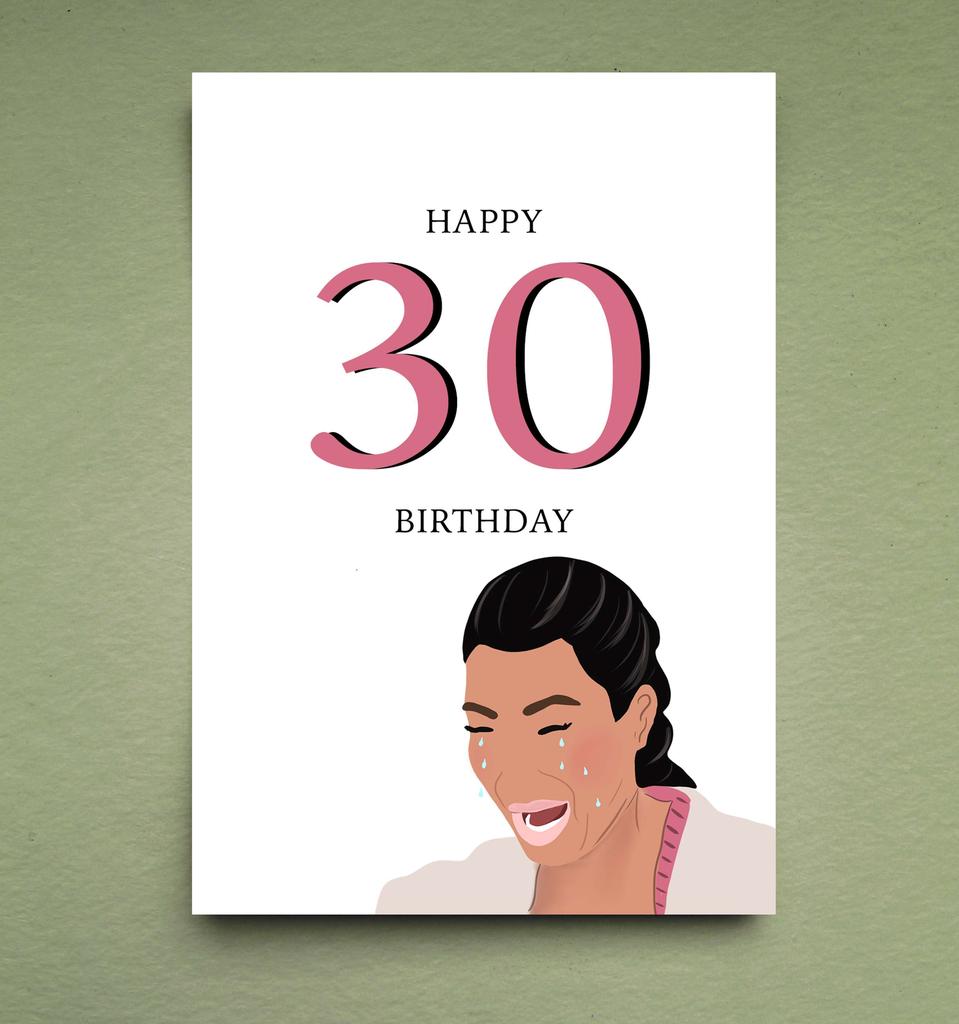 Открытка "30"