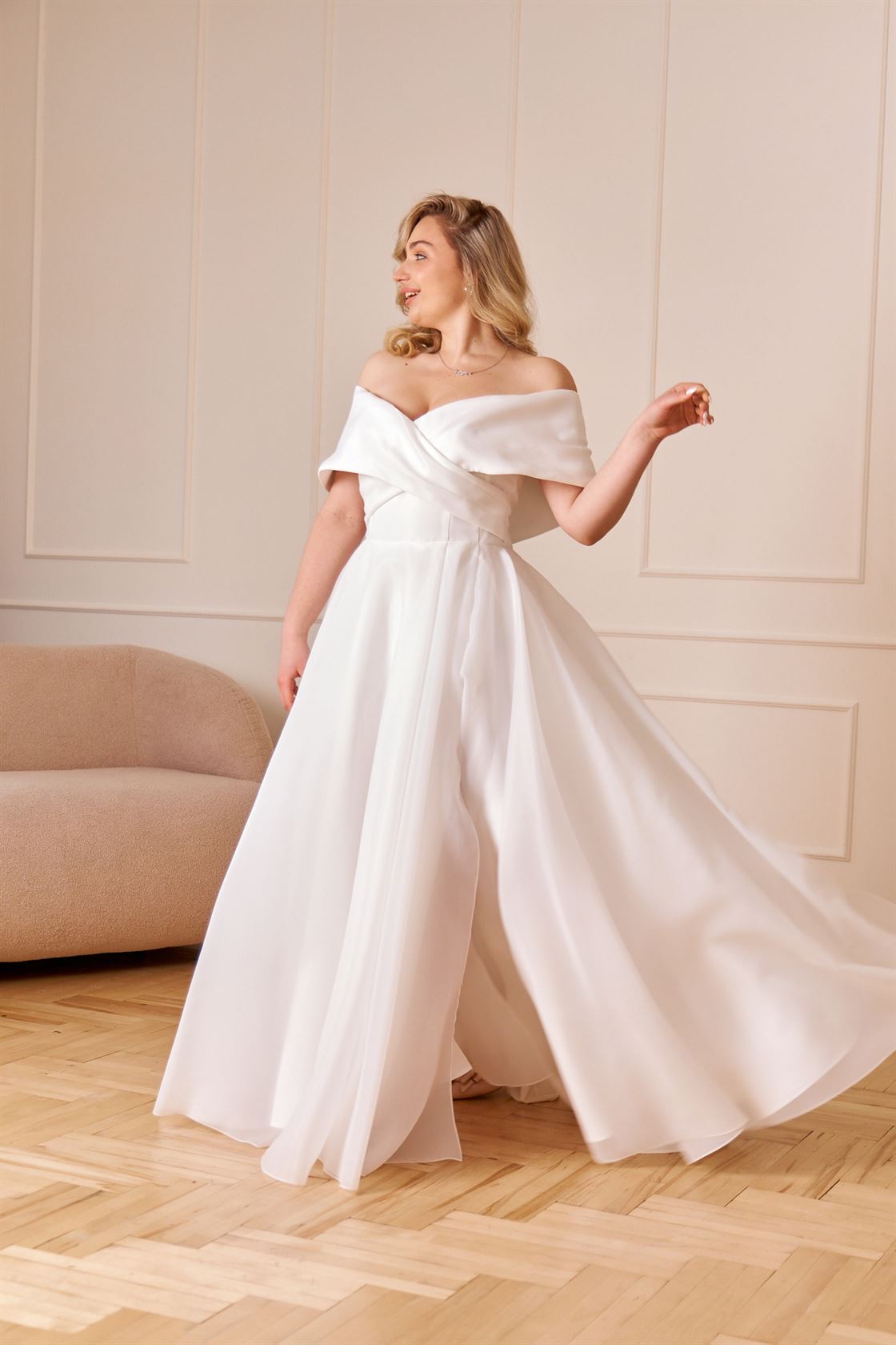 Свадебное платье Аваланж органза