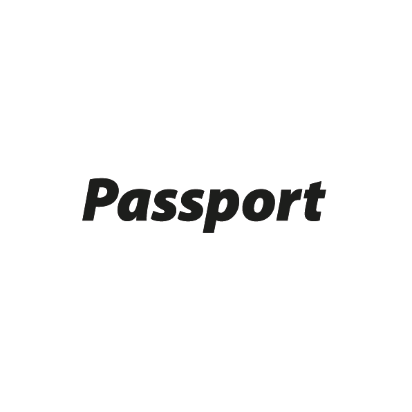 Надпись из термотрансферной пленки Passport -1