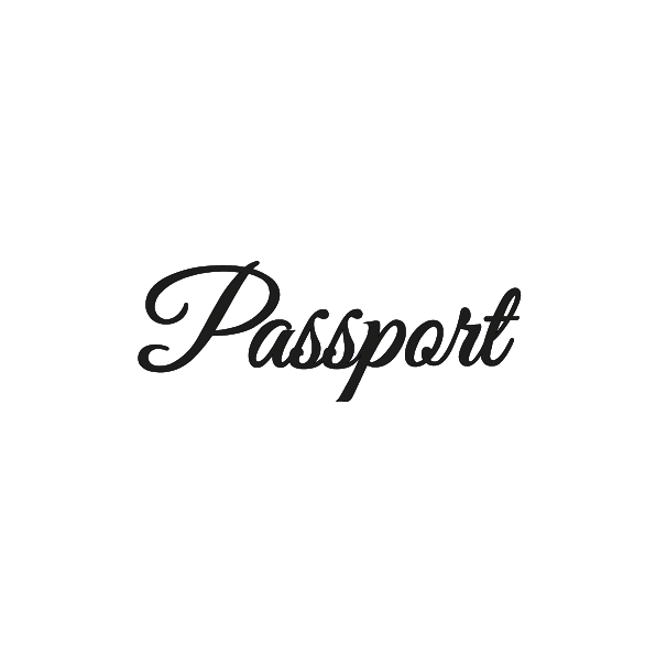Надпись из термотрансферной пленки Passport -2
