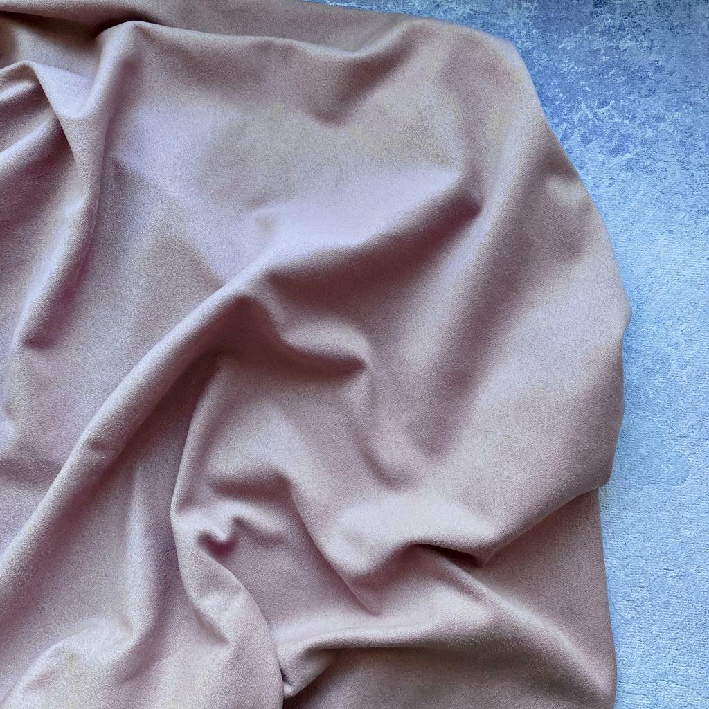 Замша двусторонняя - Пыльно-розовая