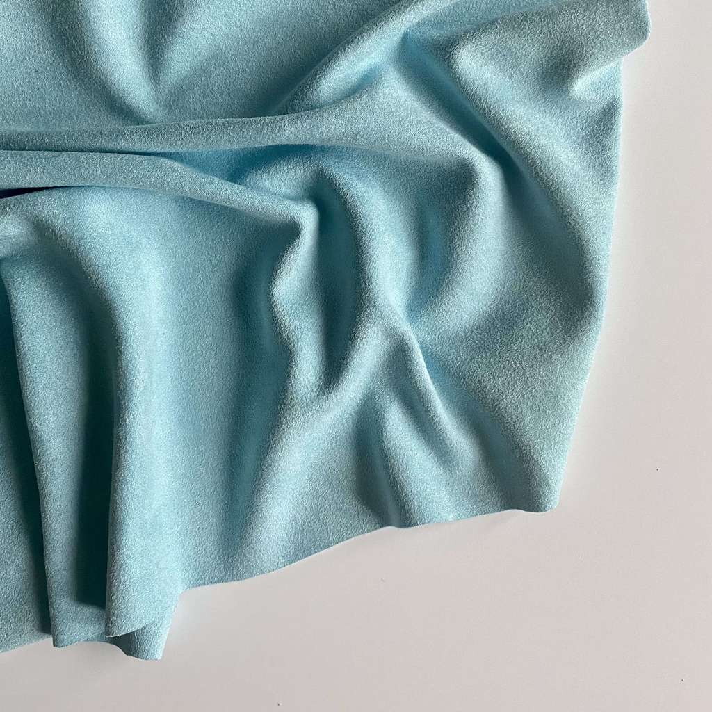 Замша двусторонняя - Голубая baby