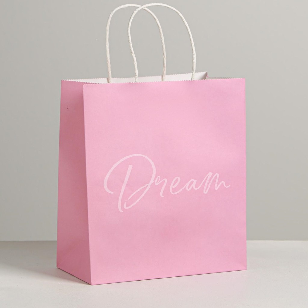 Пакет крафтовый "Dream", 22 х 25 х 12 см
