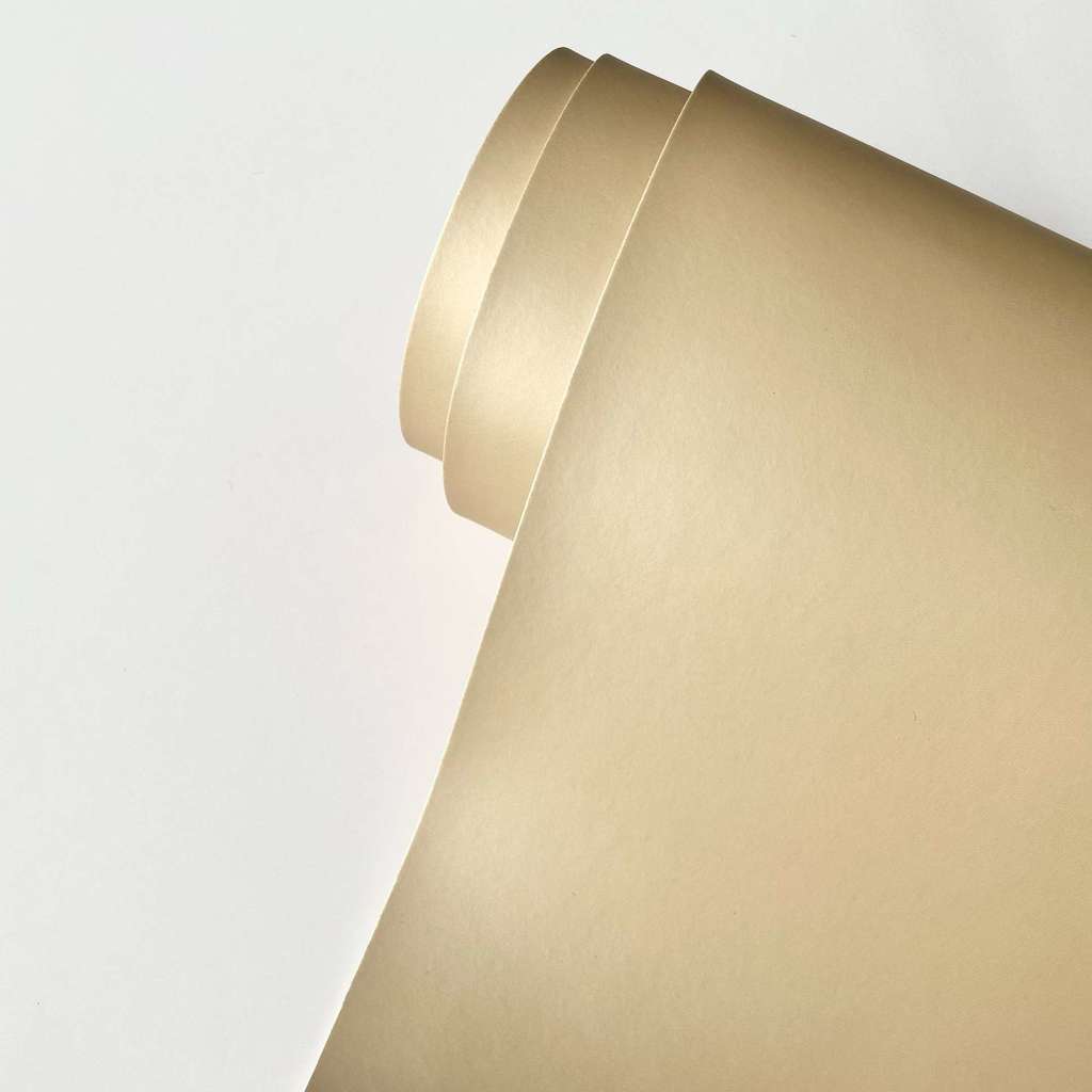 Переплетный кожзаменитель - Светло-бежевый с легким перламутровым блеском (матовый), ИТАЛИЯ