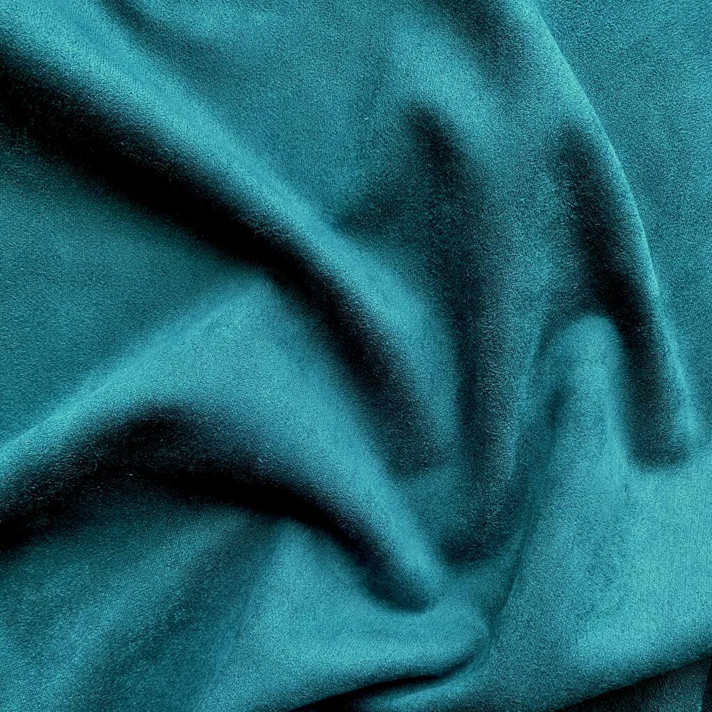 Замша двусторонняя - Синий изумруд