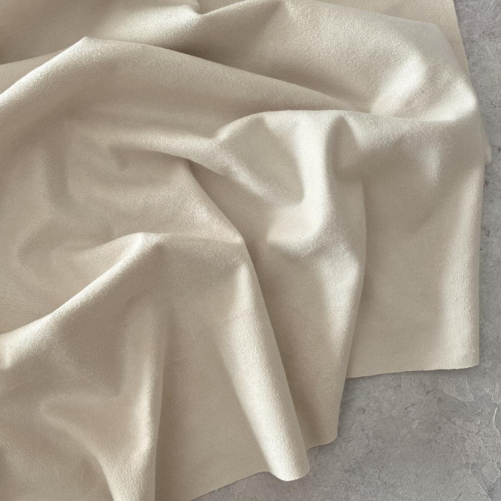 Замша двусторонняя - Белый песок