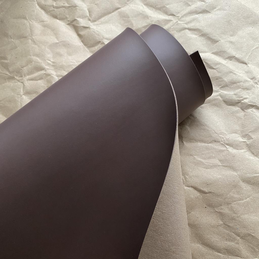 Переплетный кожзам матовый - Коричневый, ИТАЛИЯ