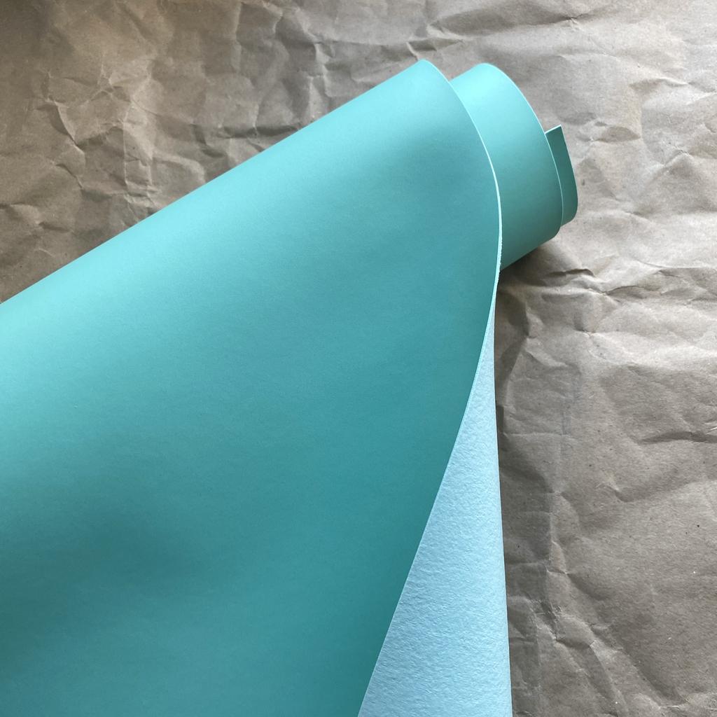 Переплетный кожзам матовый - Мята, ИТАЛИЯ