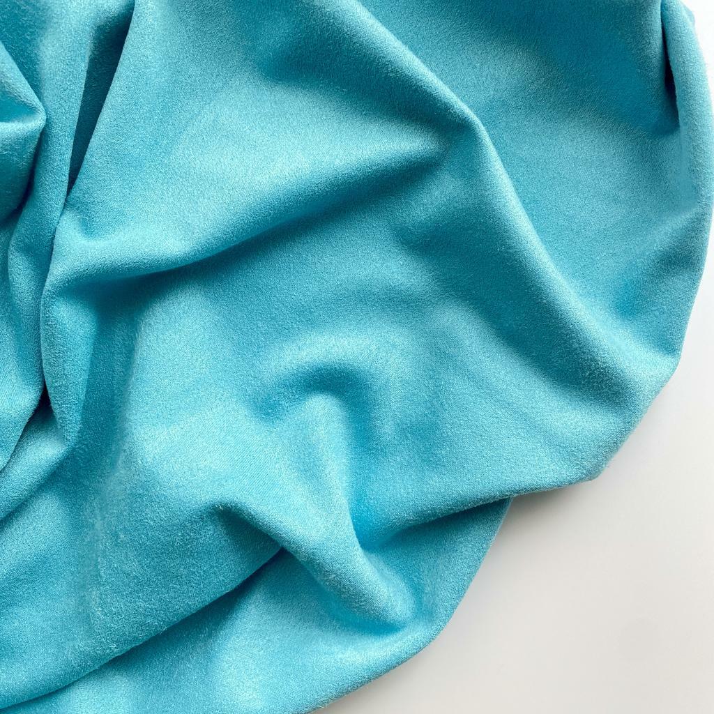 Замша двусторонняя - Небесно-голубая