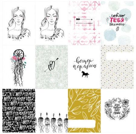 Набор карточек "Ветер перемен" от Polkadot, 12 шт.