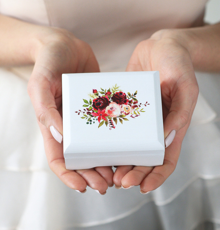 Шкатулка "Flowers & Leaves" #3