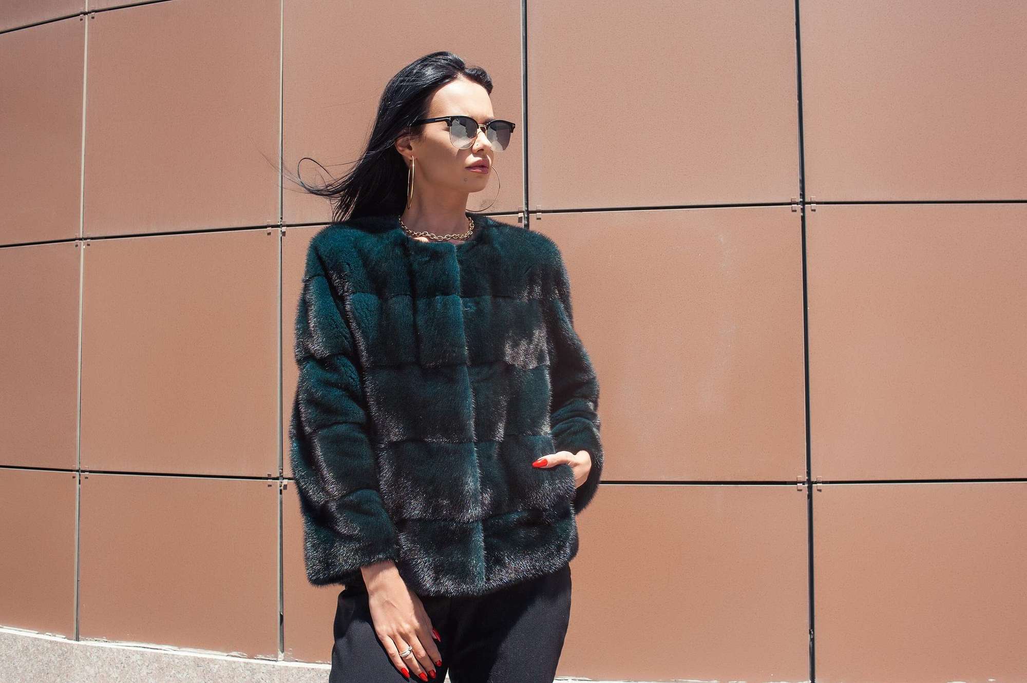 Полушубок из норки