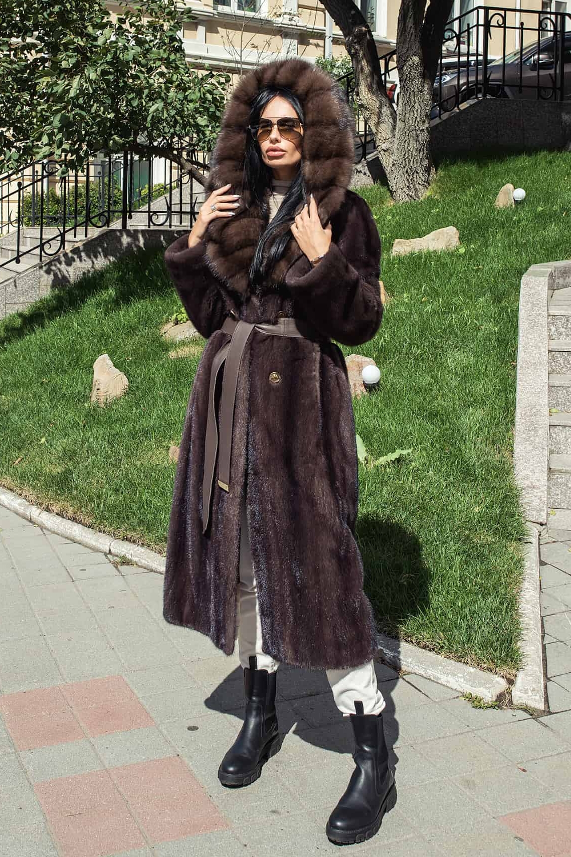 Шуба из аукционной норки "Nafa Mink"