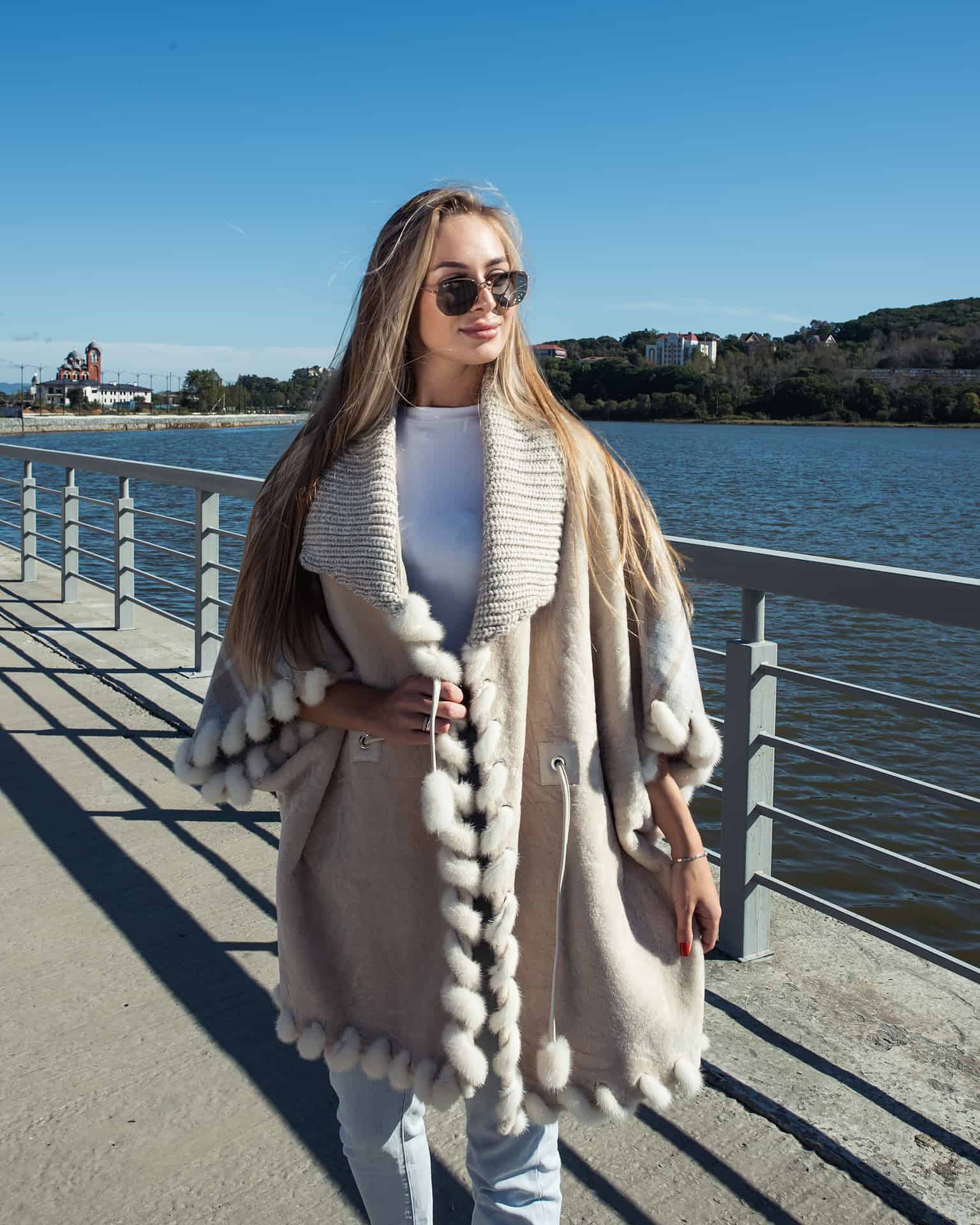 Куртка из шерсти альпака